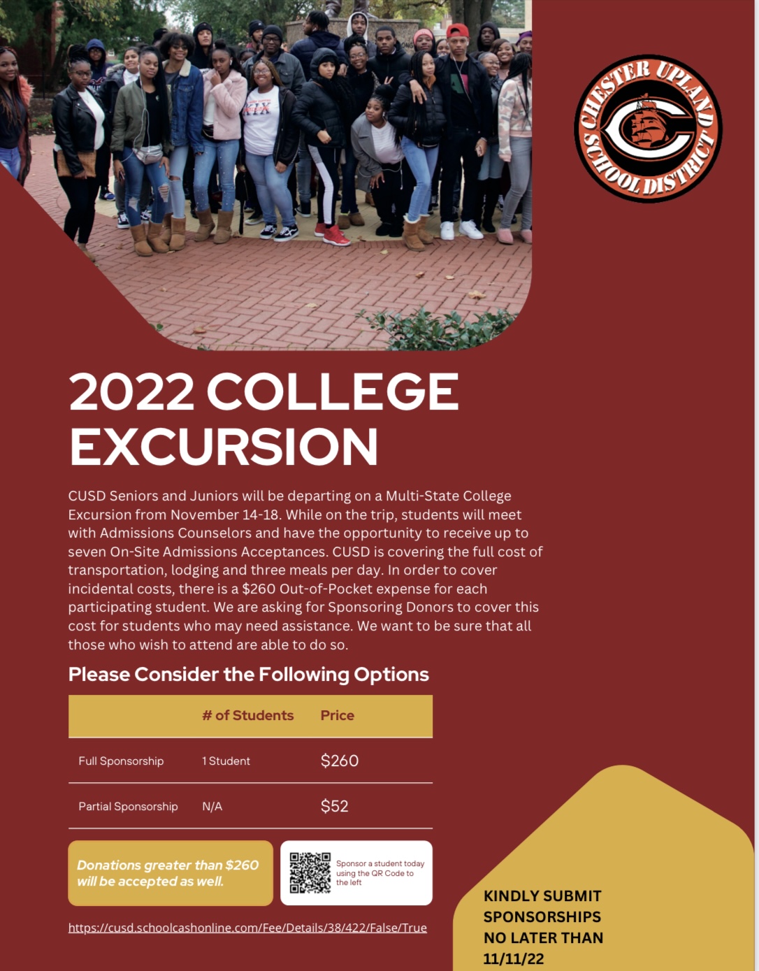 college excursion